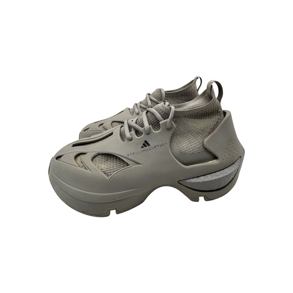 adidas Stella McCartney x Sportswear Run Sneakers Dove Grey Women Sz 6 Gray